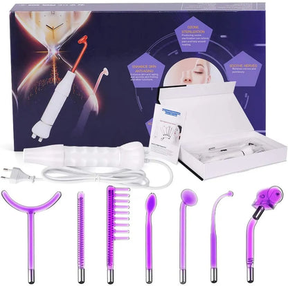 GloWave™ 7-in-1 Fused Facial Magic: High-Frequency Skin Therapy Wand